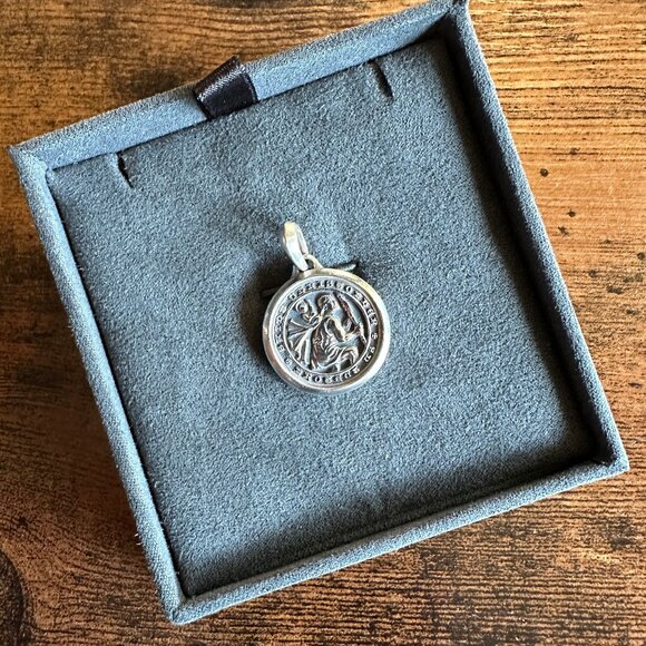 David Yurman St. Christopher Pendant in Sterling Silver - Picture 1 of 11